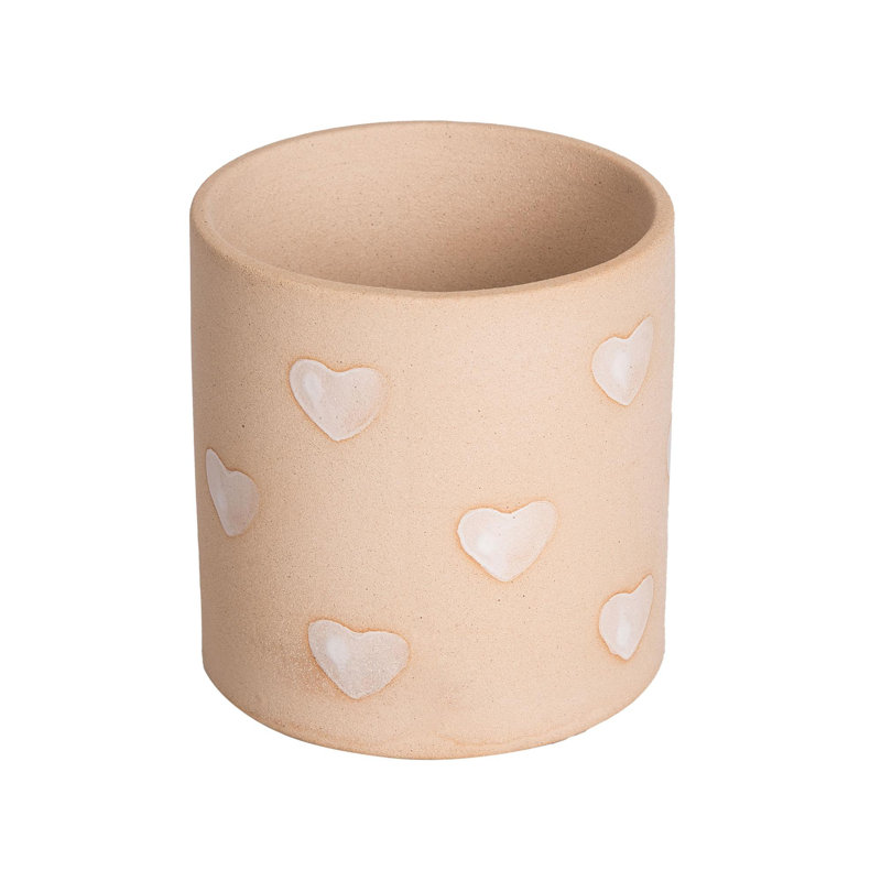  Ceramic Pot w/Hearts Home Decorations Spring