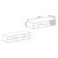Blanche Unfinished TV Stand for TVs up to 75"