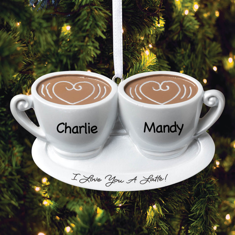 Ornement «I Love You a Latte Holiday», Oui