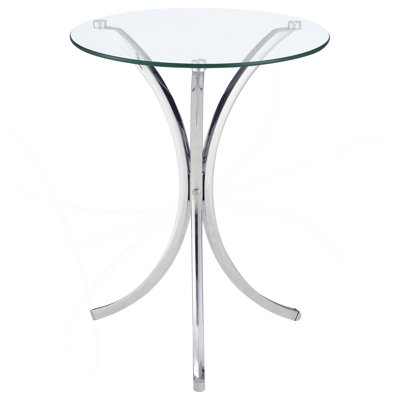 Claudia Chrome Side Table