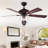 Baldy 52'' Ceiling Fan with Light Kit-407766052