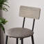 Ensemble de table de bar avec deux tabourets de bar ergonomiques avec sièges et dossiers souples en polyuréthane pour un repas et un divertissement confortables