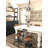 Grampian Swivel Adjustable Height Counter Stool with Metal Frame
