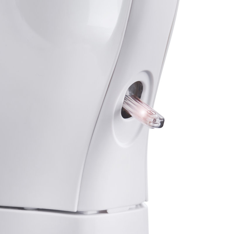 Quest 1.7L Plastic Electric Tea Kettle, White