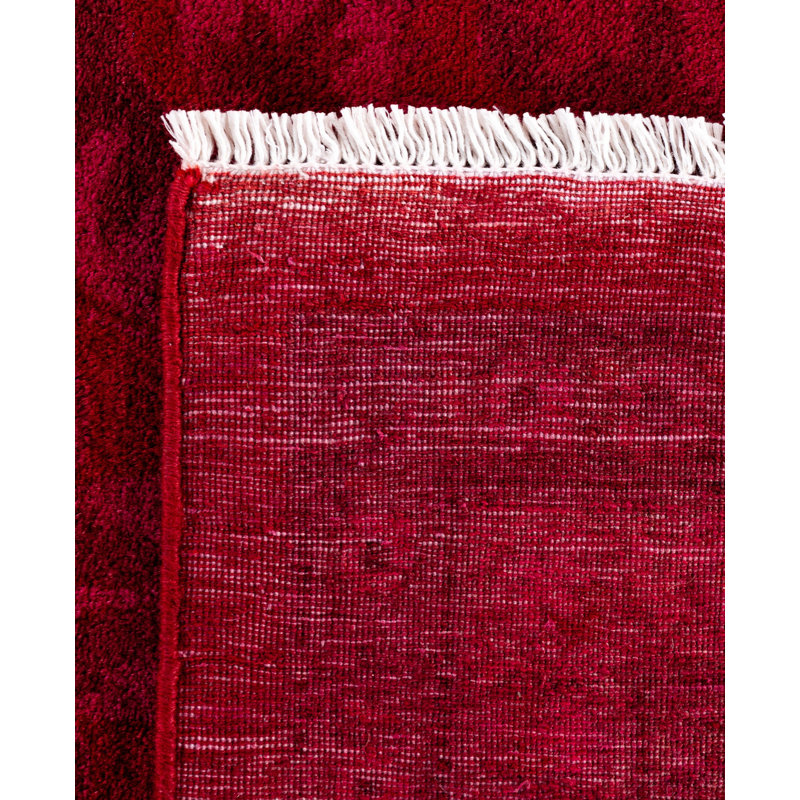 Overdyed One-of-a-Kind 10' 4" X 14' 2" Hand Knotted Area Rug