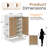6-tier Multi-functional Shoe Cabinet With Umbrella Racks For Storage-1511588218