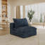 Canapé Cloud, tissu en velours côtelé, sièges profonds, conception à deux couches, coussin amovible, sans assemblage, combinaison à faire soi-même pour le salon, la chambre à coucher, la salle de conférence, un appartement-195786368