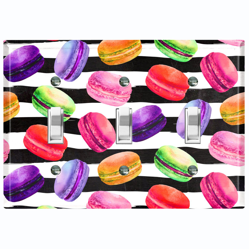 Plaque murale colorée 3 bandes