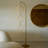 Nova 74 in. Industrial Arched Standing Modern Floor Lamp with Novelty Hanging LED Halos and Built-In 3-Way Dimmer - Integrated Energy-Saving LED Light-105643822
