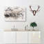 Three Zebras In The Wild - Wrapped Canvas-56664312