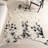 Chehalis Contemporary Faux Cowhide Power Loom Black/Gold Rug-629069626