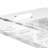 Giraffe Opulence Acrylic Rectangle Decorative Tray-121429401