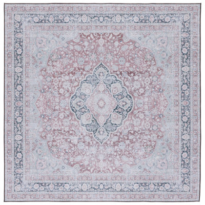 Tapis oriental rouille / sauge