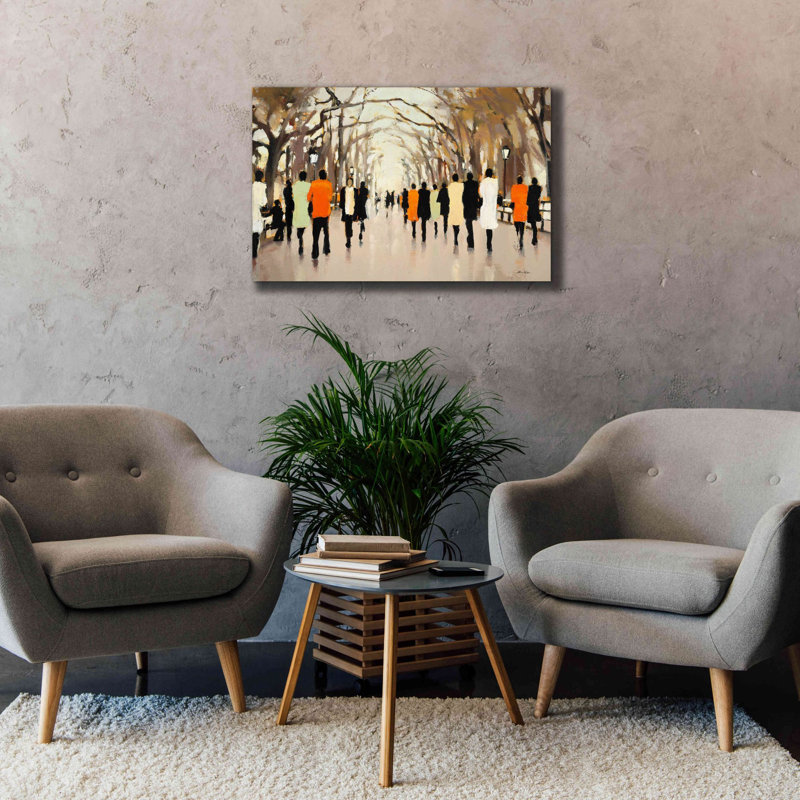 «Poet's Walk» par Lorraine Christie, estampe numérique sur toile, H 26 po x l 40 po x P 1,5 po