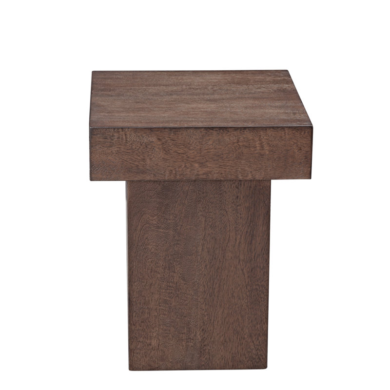 Alibi End Table, Brown, 18" H x 14" W x 14" D