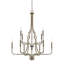 Lustre classique / traditionnel à 10 lumières de style bougie Dawson