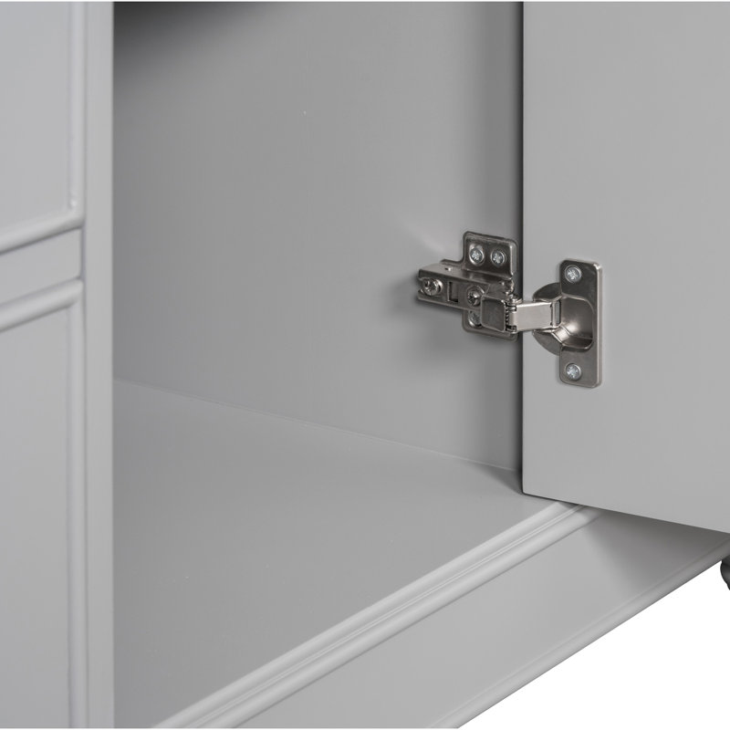 [Cabinet seulement] Meuble-lavabo gris de 36 po (lavabo non inclus)