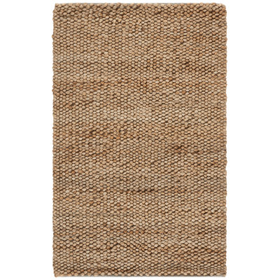 Tapis en jute / coton Kierstan