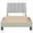 Bed Frame with LED without Mattress Hanko Light Grey 80x200 cm Velvet-1919119019-1919119021