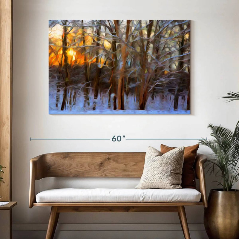 Alvord, Pennsylvanie, neige hivernale, H 32 po x l 48 po