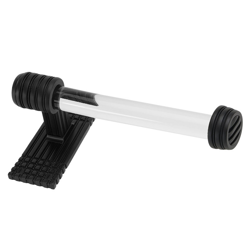 WILTON TISSUE BAR RIGHT, ACRYLIC HANDLE; MATTE BLACK FINISH, Matte Black
