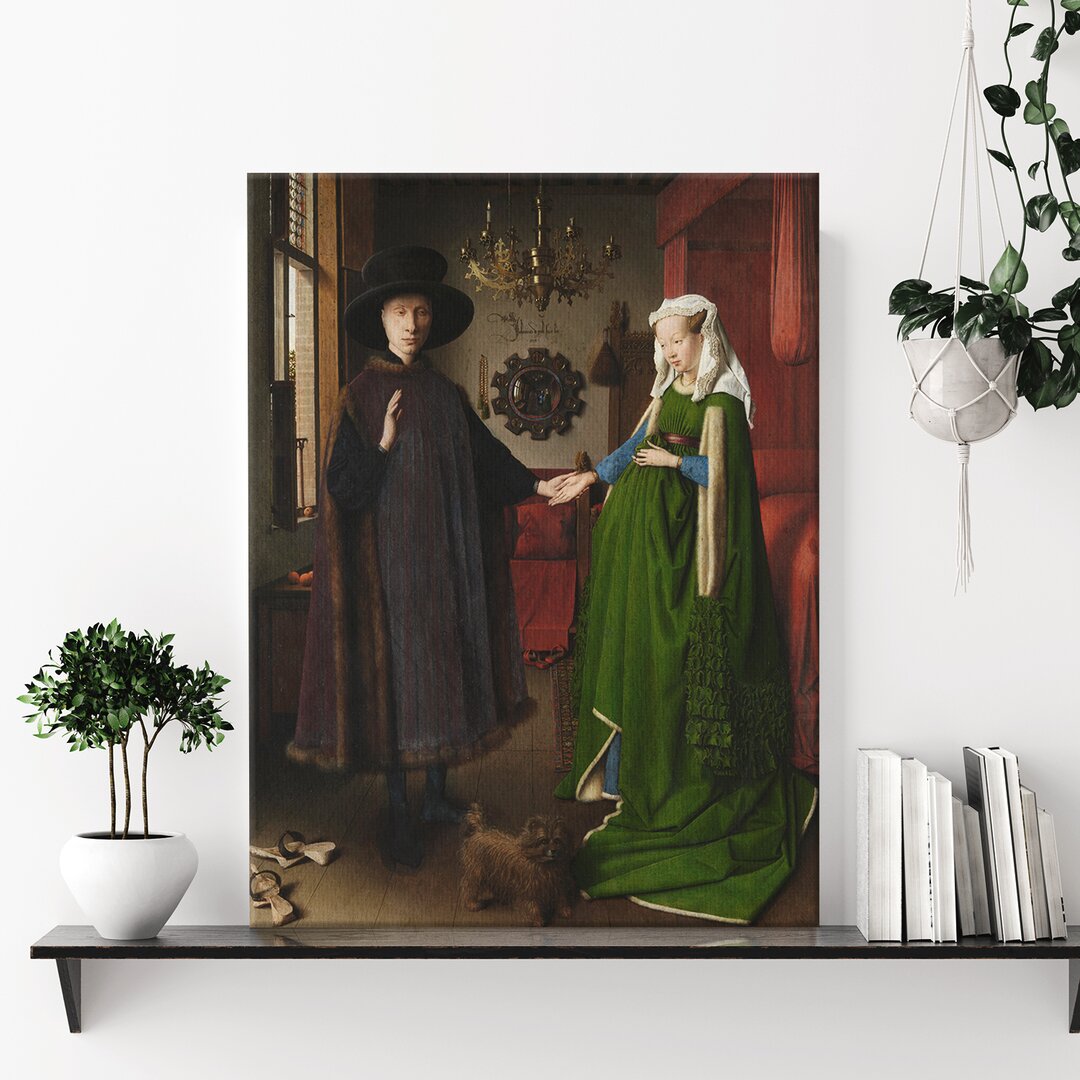 Leinwandbild The Arnolfini Portrait von Jan Van Eyck