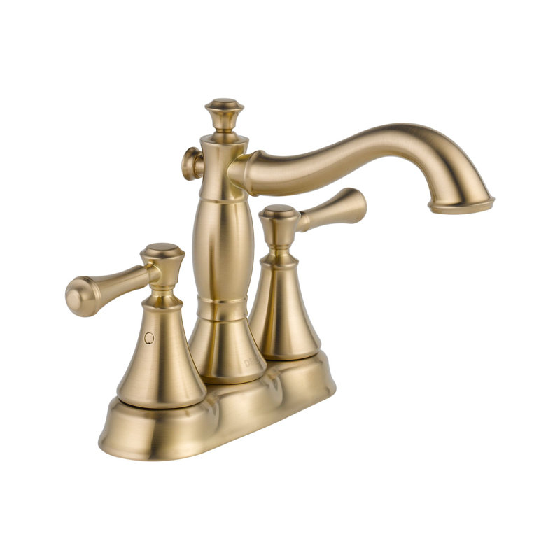 Cassidy™ Centerset Bathroom Faucet with Drain Assembly, Brilliance Champagne Bronze