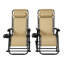 Chaises inclinables pliables