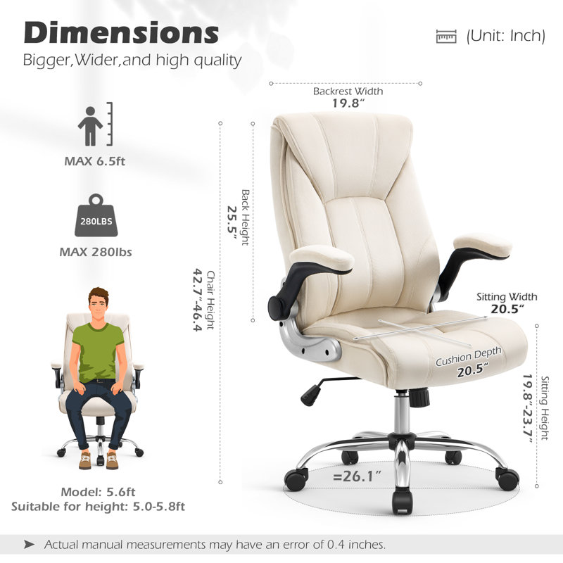 Fauteuil de direction, Beige