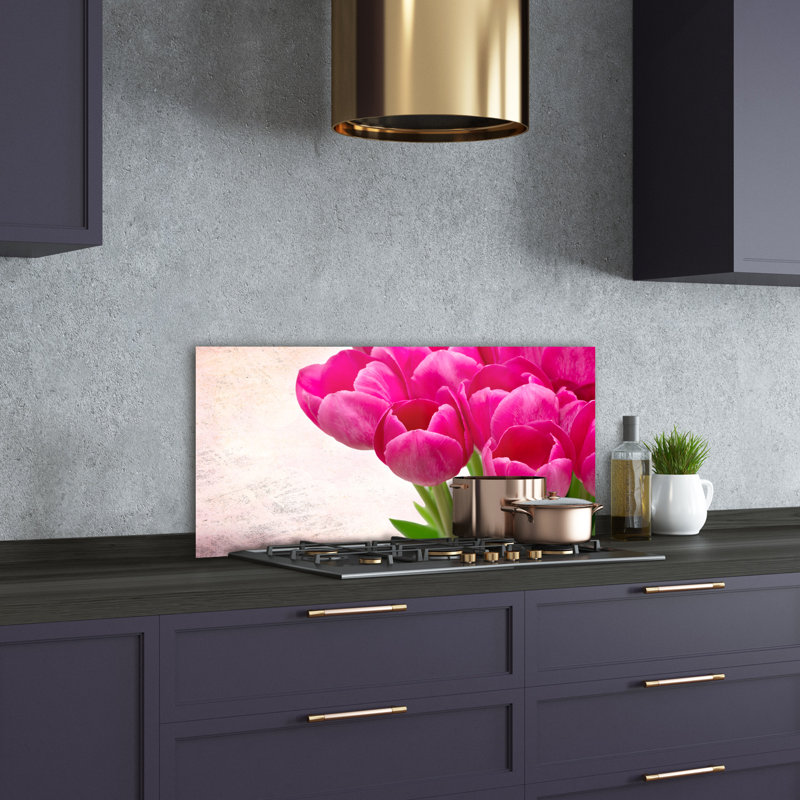 Lolani 50cm W x 100cm L Glass Peel and Stick Panel