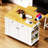 48 Inch Large Kitchen Island With Drop Leaf(No Include Stool)-477040724