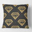 Coussin Vintage Vintage Golden Diamonds - Mid-Century-826358414