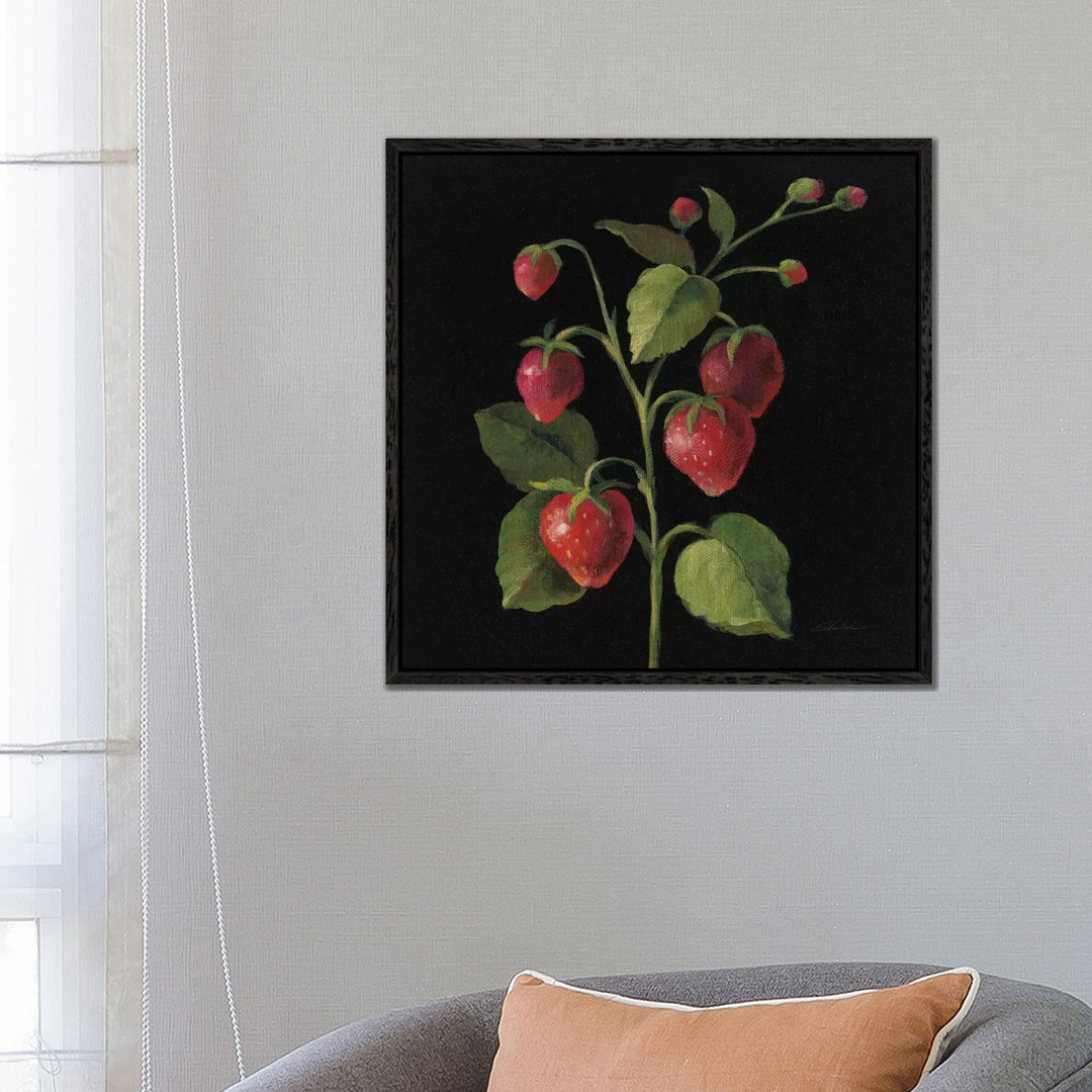 Fraise von Silvia Vassileva - Galerie-verpackte Leinwand Giclée auf Leinwand