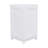 Bathroom Cabinet Triangle Corner Storage Cabinet With Adjustable Shelf Modern Style MDF Board