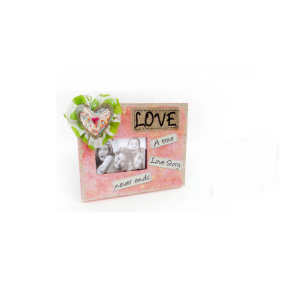 Sulen Pink Matte Picture Frame with Mat