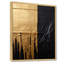 «Essential Nature Abstract Gold and Black», reproduction d'art sur toile-711702593-711702592