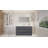 Haracha 59.05'' Single Bathroom Vanity with Acrylic Top-1491142267
