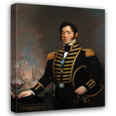 "Oliver Hazard Perry" by  Jane Stuart - Gallery Wrap Canvas Wall Art