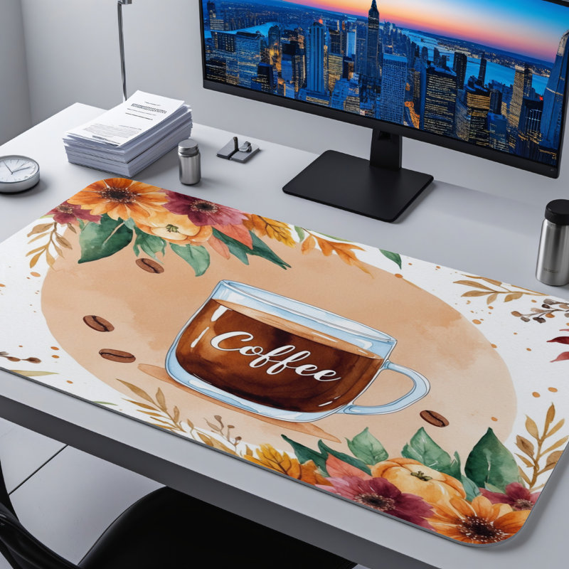 Polyester Desk Pad, 31.5x15.5
