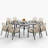 Dayshanay 8-Person Square Rattan Patio Dining Set-102716559
