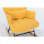 Fauteuil oscillant oscillant à haut dossier Teddy