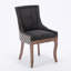 Chaise d'appoint rembourrée bronze-177250679