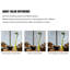 Vert et jaune Lampes de plancher en acier de forme libre