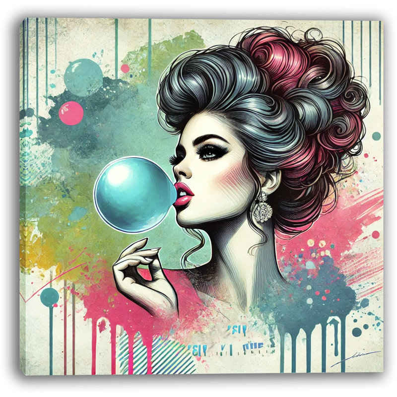 Art sur toile Bold Glamour, H 12 po x l 12 po x P 1 po