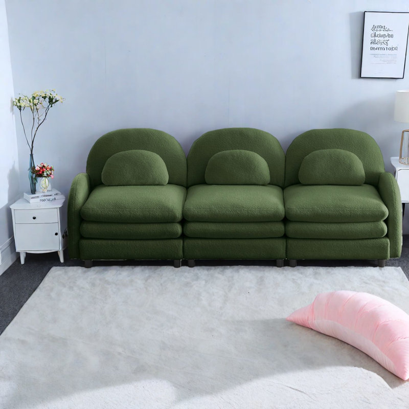 Canapés Cloud Comfort, canapé modulaire 3 places Teddy pour la maison