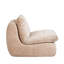 Méridienne Fireside, tissu doux au toucher, fauteuil à billes très grand en mousse