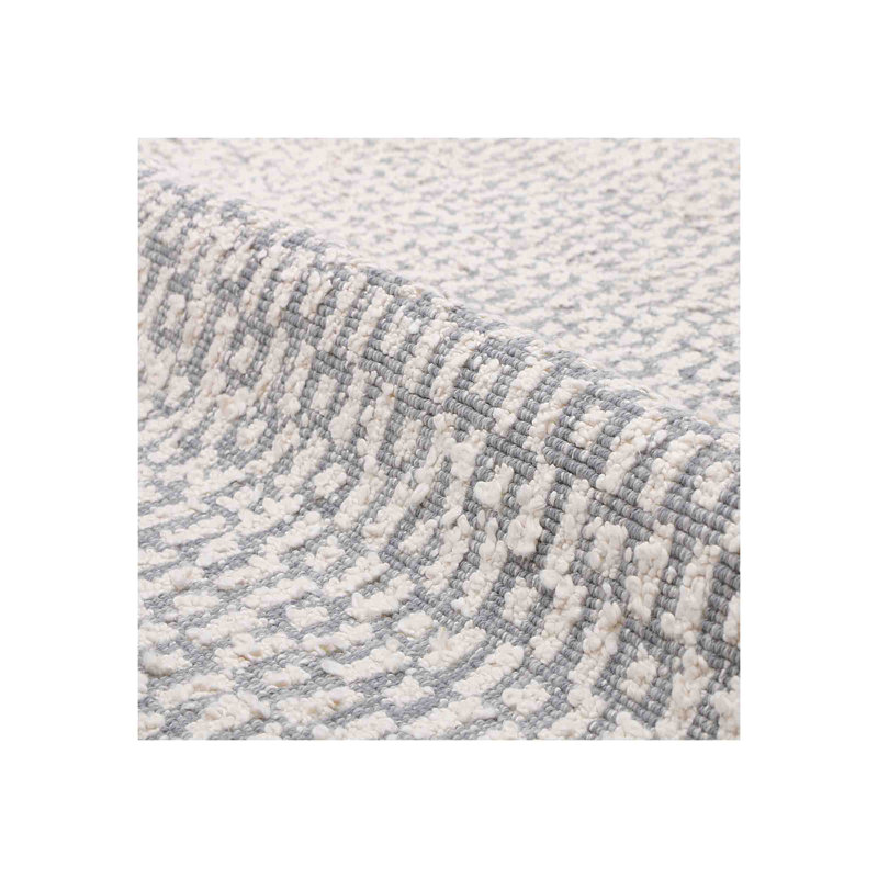Abstract Area Rug in Black/Light Brown, Rectangle 10' x 14'