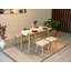 Ensemble de table et chaises de salle à manger extensible D urguard (4 pièces)-111021408