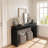 Console Table With Double Board Suspension Design-408296861