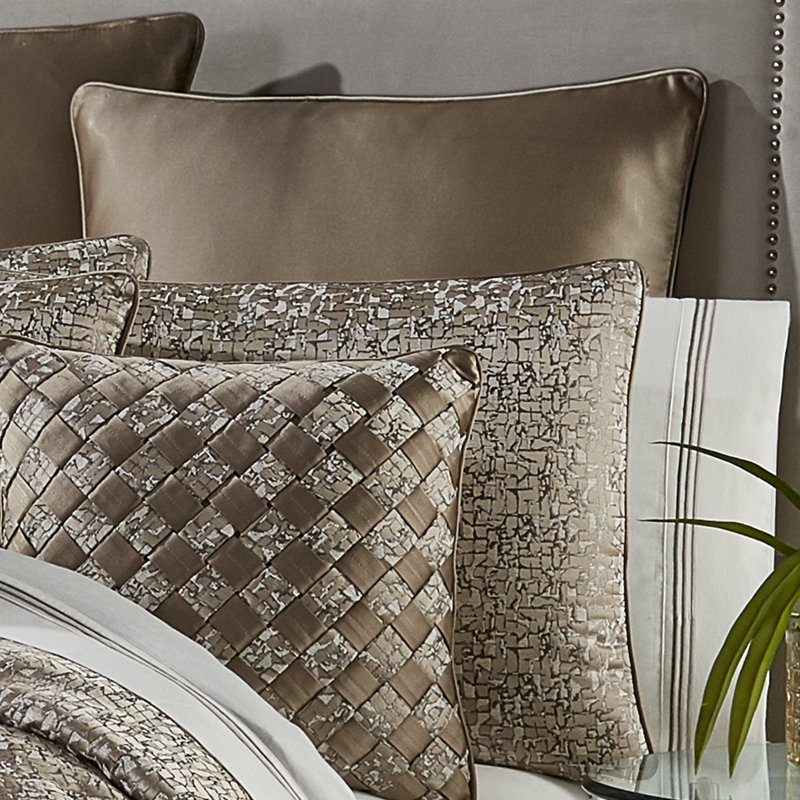 Glendale Euro Sham, Taupe